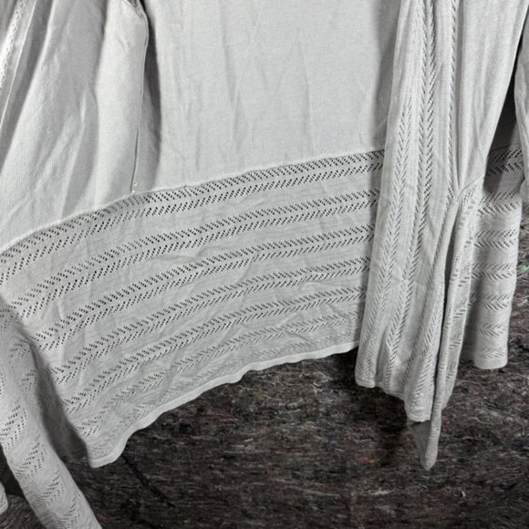 Alfani Cardigan Sweater Womens XL Gray Long Sleeve Open‎ Front Lightweight Knit - Picture 4 of 11